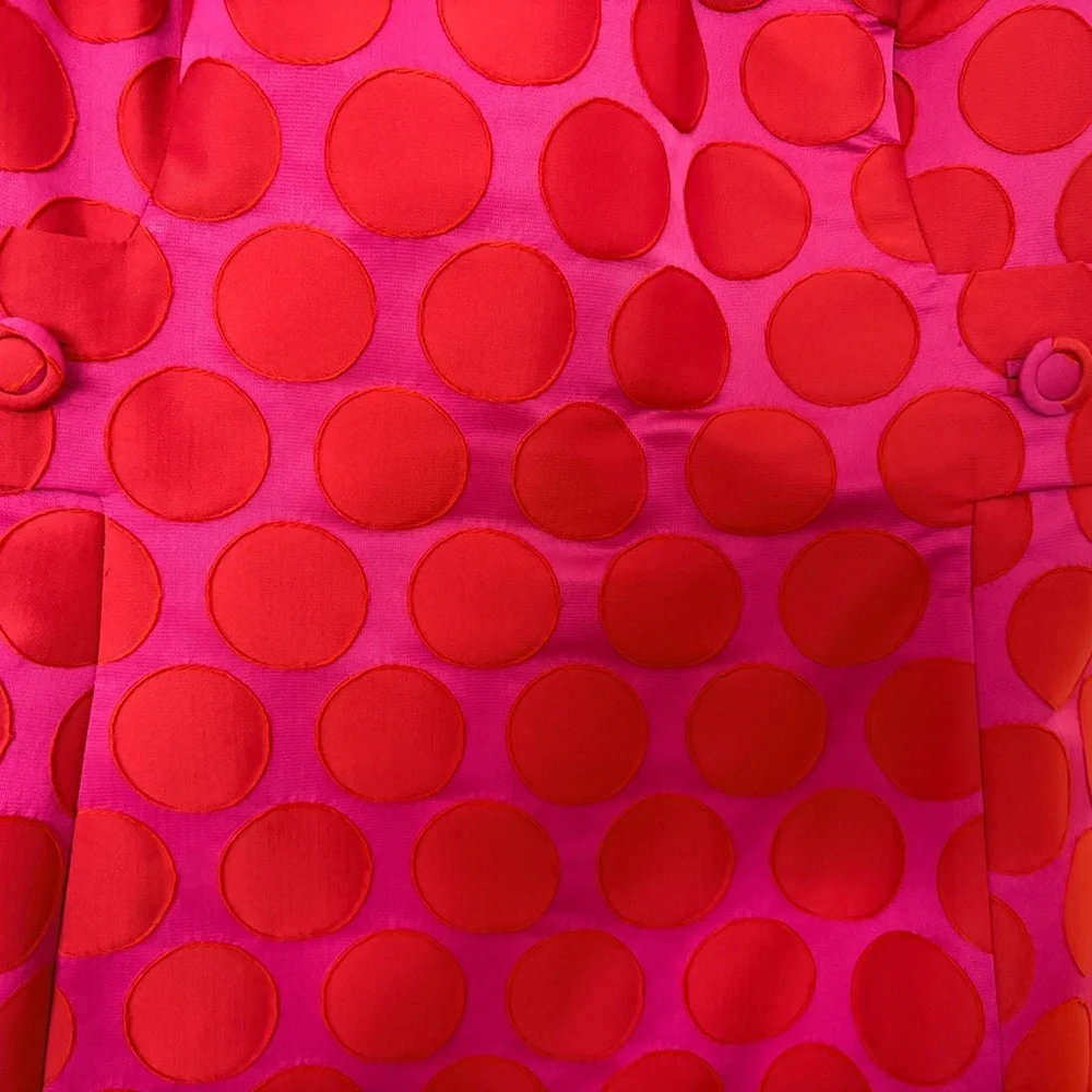 Boden Red Polka Dot Mini Dress - Picture 2 of 4
